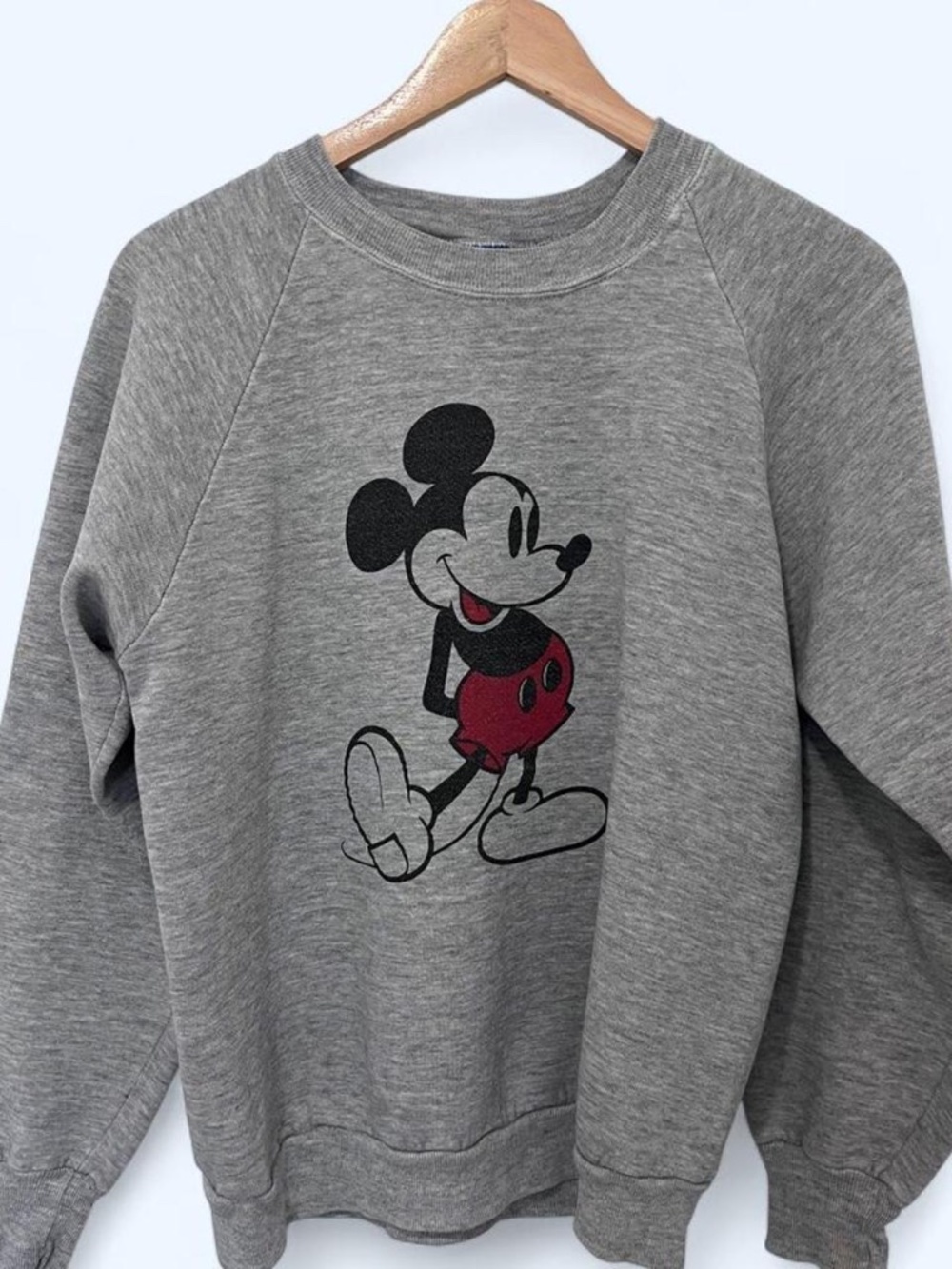 80s Vintage Mickey Sweatshirt M